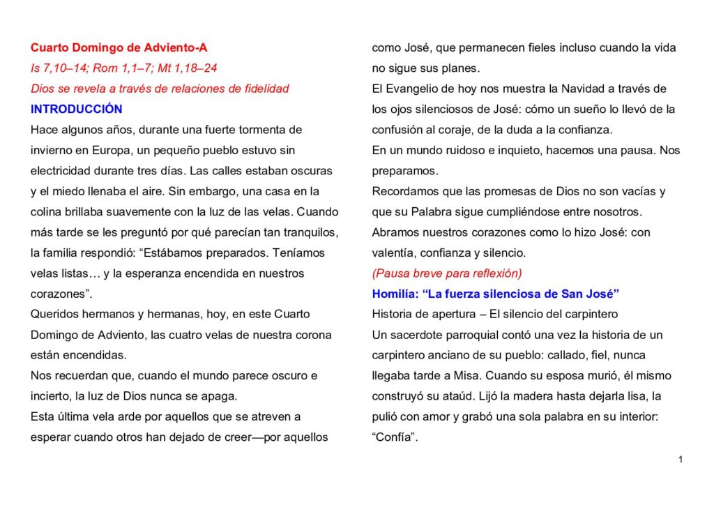 thumbnail of Cuarto Domingo de Adviento-A (Spanish)