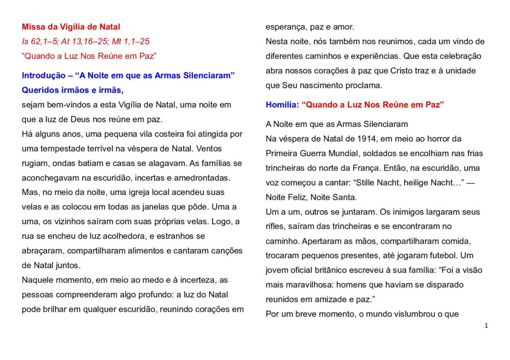 thumbnail of Natal – Quatro Missas – Ano A (Portuguese)