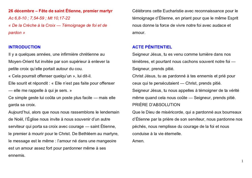 thumbnail of Octave de Noël – (26 au 31 décembre 2025) – French