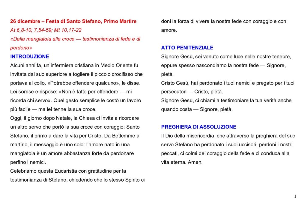 thumbnail of Ottava di Natale (26–31 dicembre 2025) – Italian