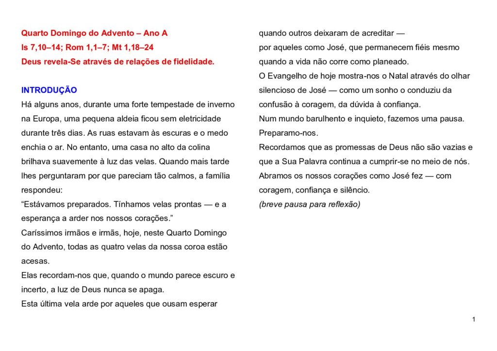thumbnail of Quarto Domingo do Advento (Portuguese)