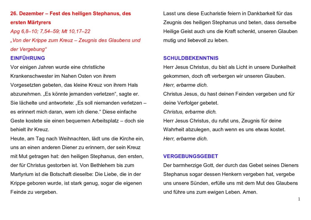 thumbnail of Weihnachtsoktav – (26.–31. Dez. 2025) – German