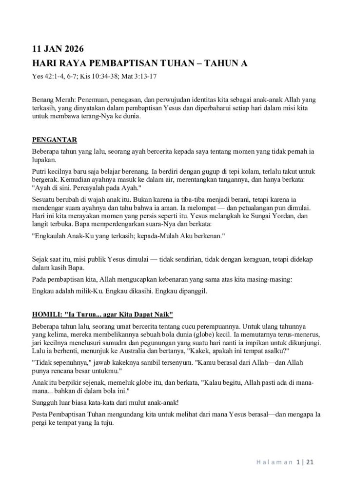 thumbnail of 1. Week of Ordinary of Year (A) 2026 – Indonesian