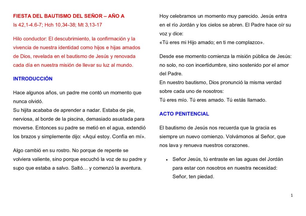 thumbnail of 1.ª semana del Tiempo Ordinario – Año A – 2026 (Spanish)