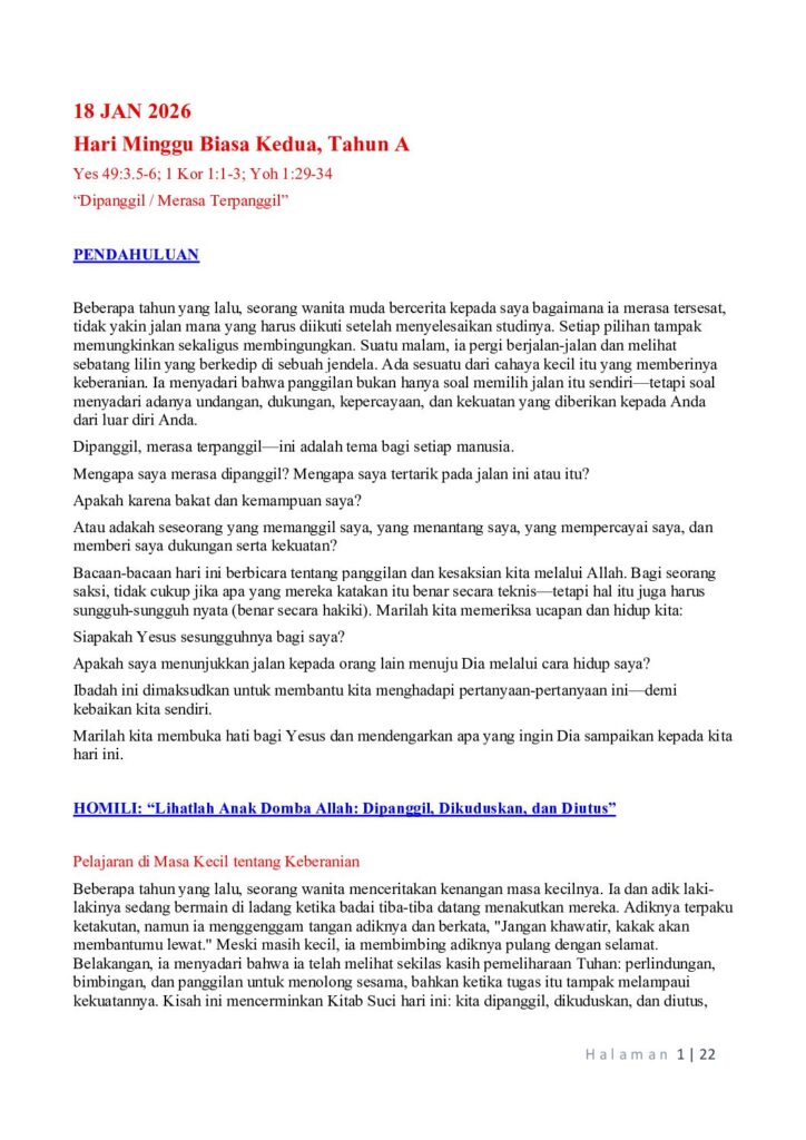 thumbnail of 2. Week of Ordinary of Year (A) 2026 -Indonesian