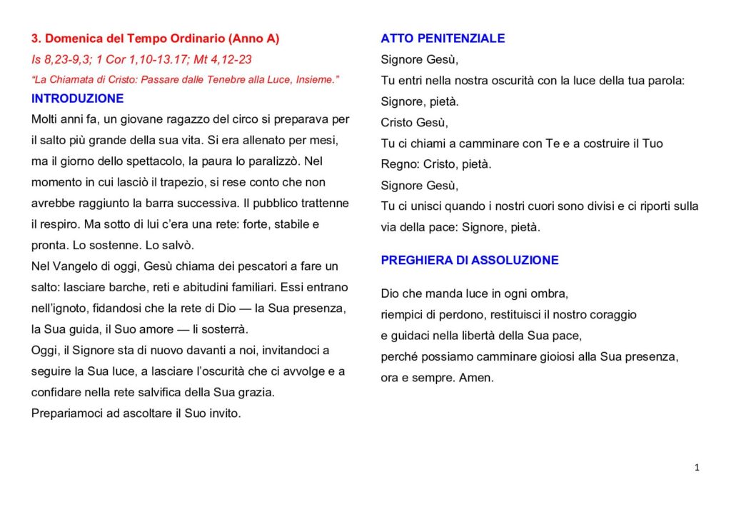 thumbnail of 3ª Settimana del Tempo Ordinario 2026 (A) -Italian