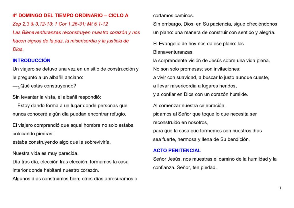 thumbnail of 4. Semana del Tiempo Ordinario 2026 (A) -Spanish