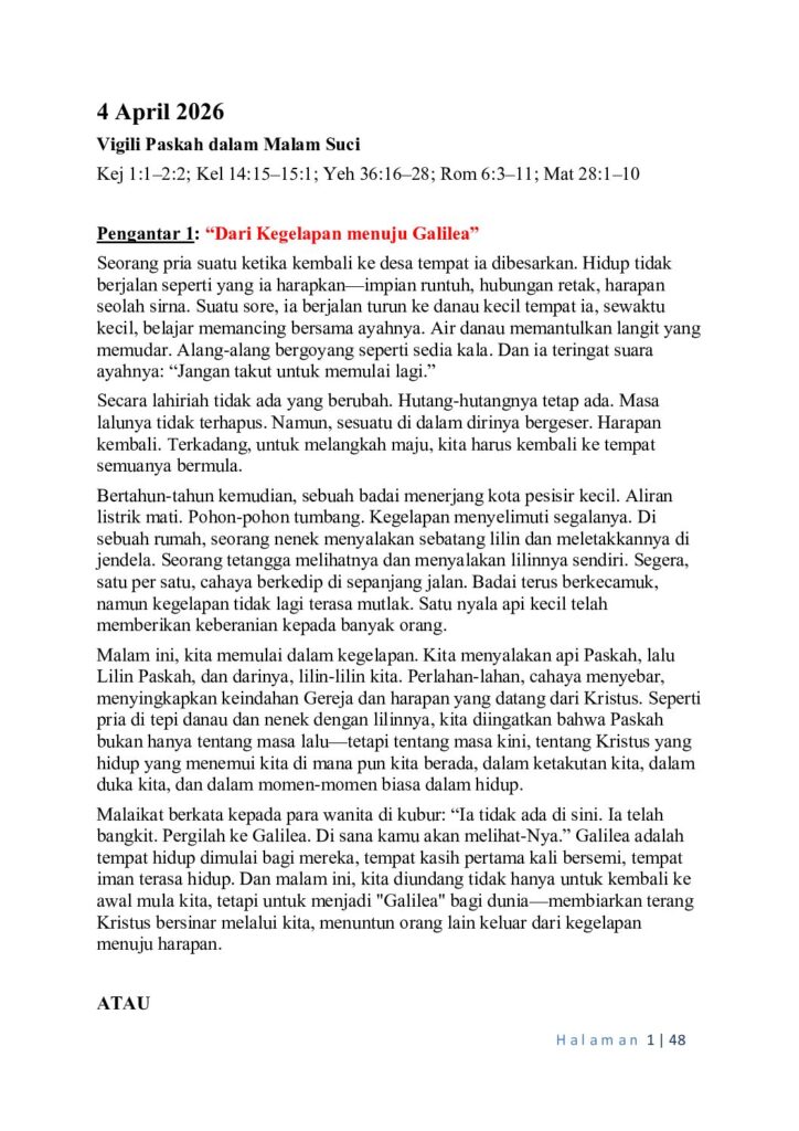 thumbnail of Easter Week -A-2026- Indonesian