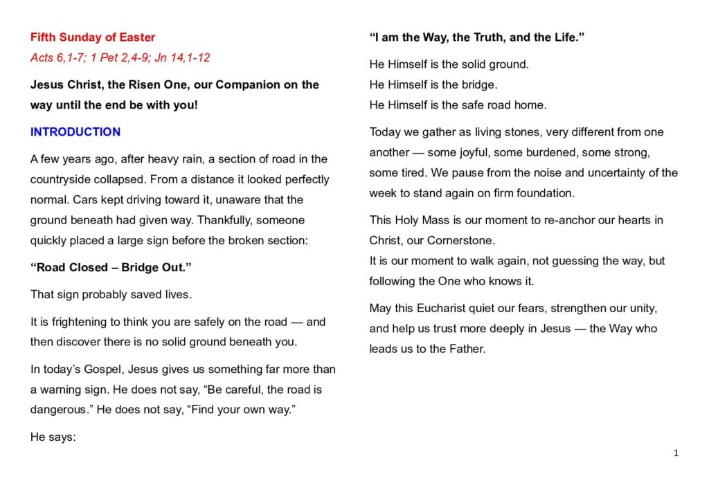 thumbnail of Fifth Week of Easter -A – 2026 – English