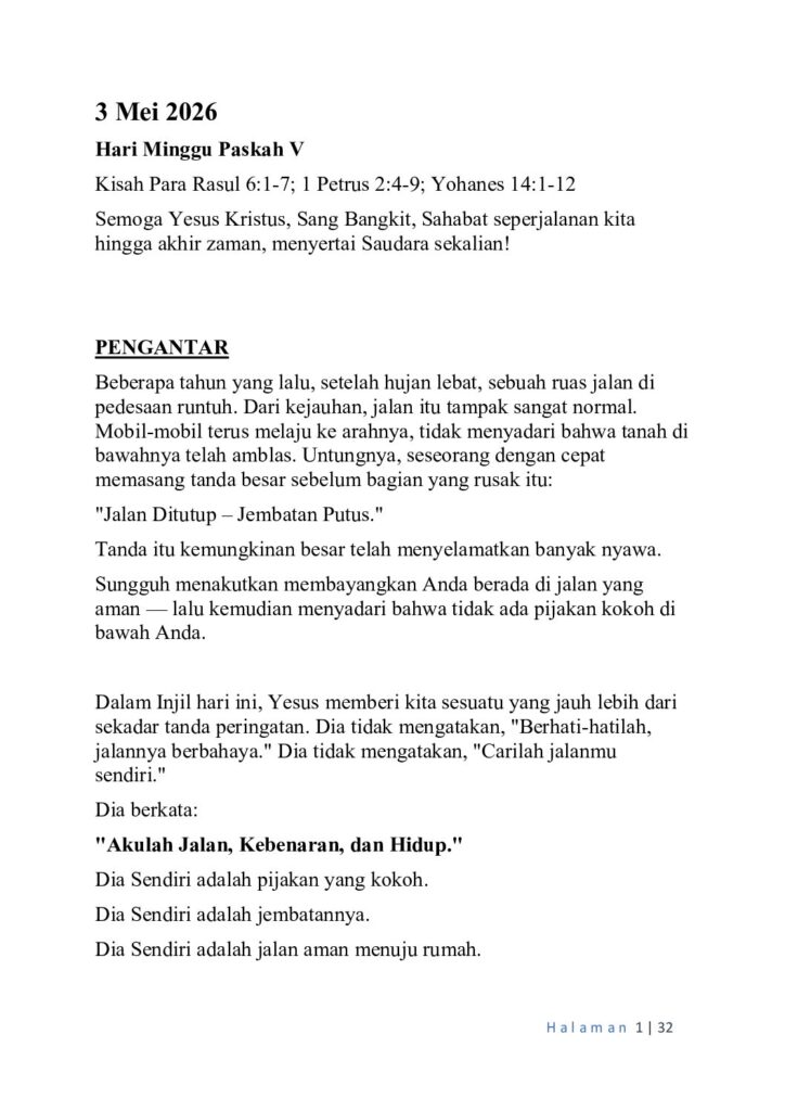 thumbnail of Fifth Week of Easter-A-2026- Indonesian