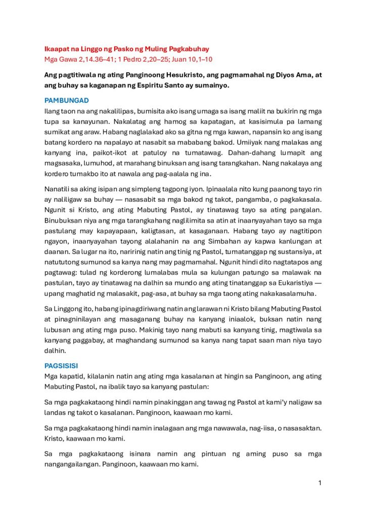 thumbnail of Fourth Sunday of Easter-A-2026-Filipino