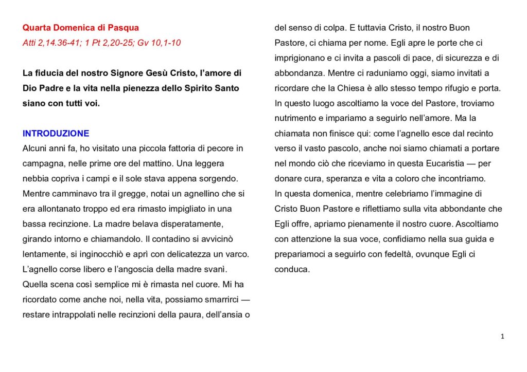 thumbnail of Quarta Settimana di Pasqua – A – 2026 – Italiano