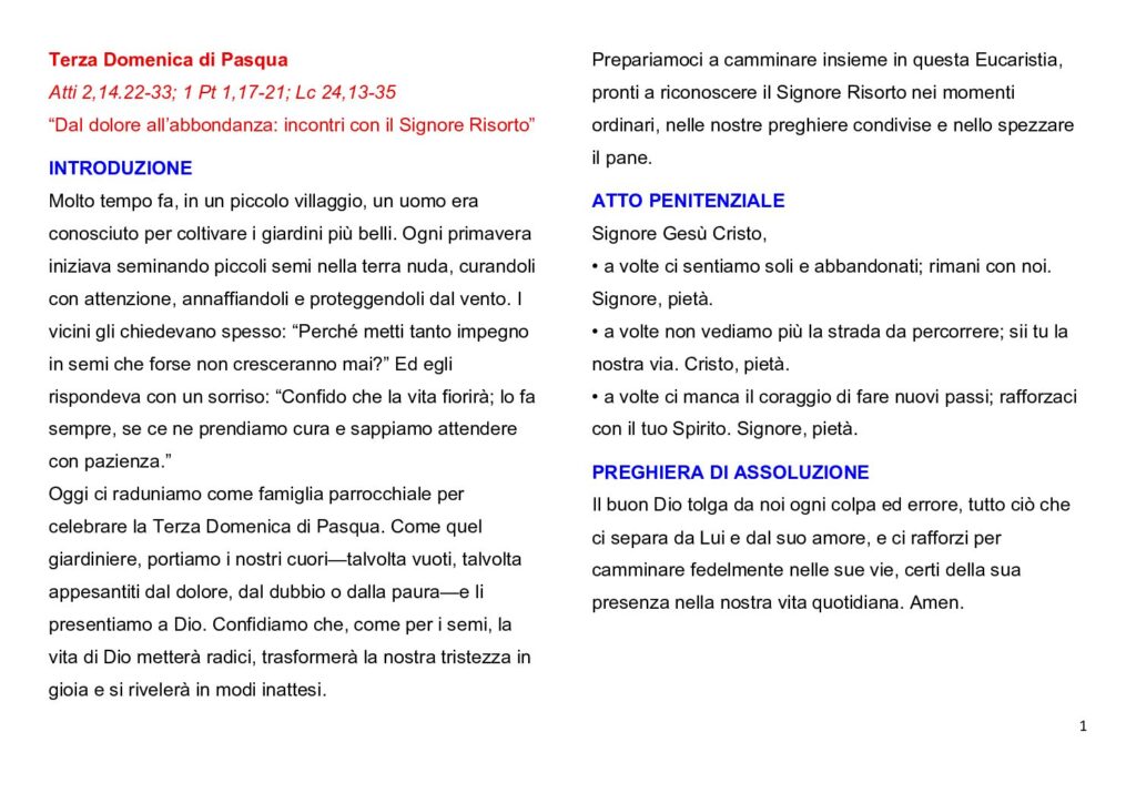 thumbnail of Terza Settimana di Pasqua – A – 2026 – Italiano