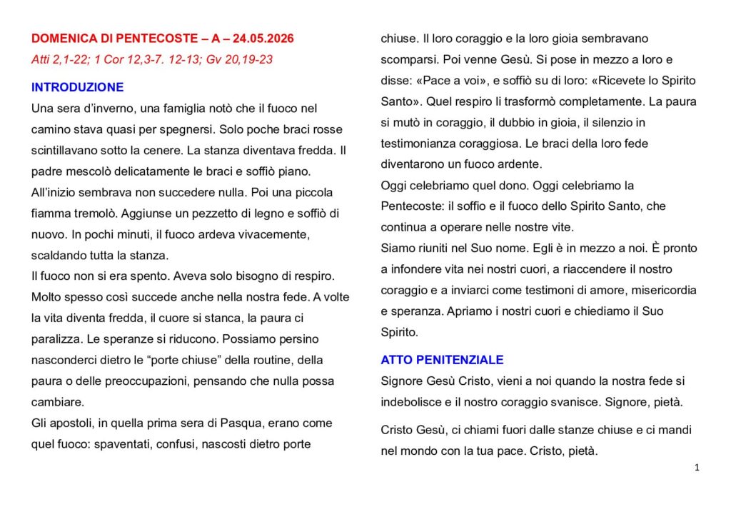 thumbnail of Pentecoste + 8ª Settimana del Tempo Ordinario-A-2026-Italiano