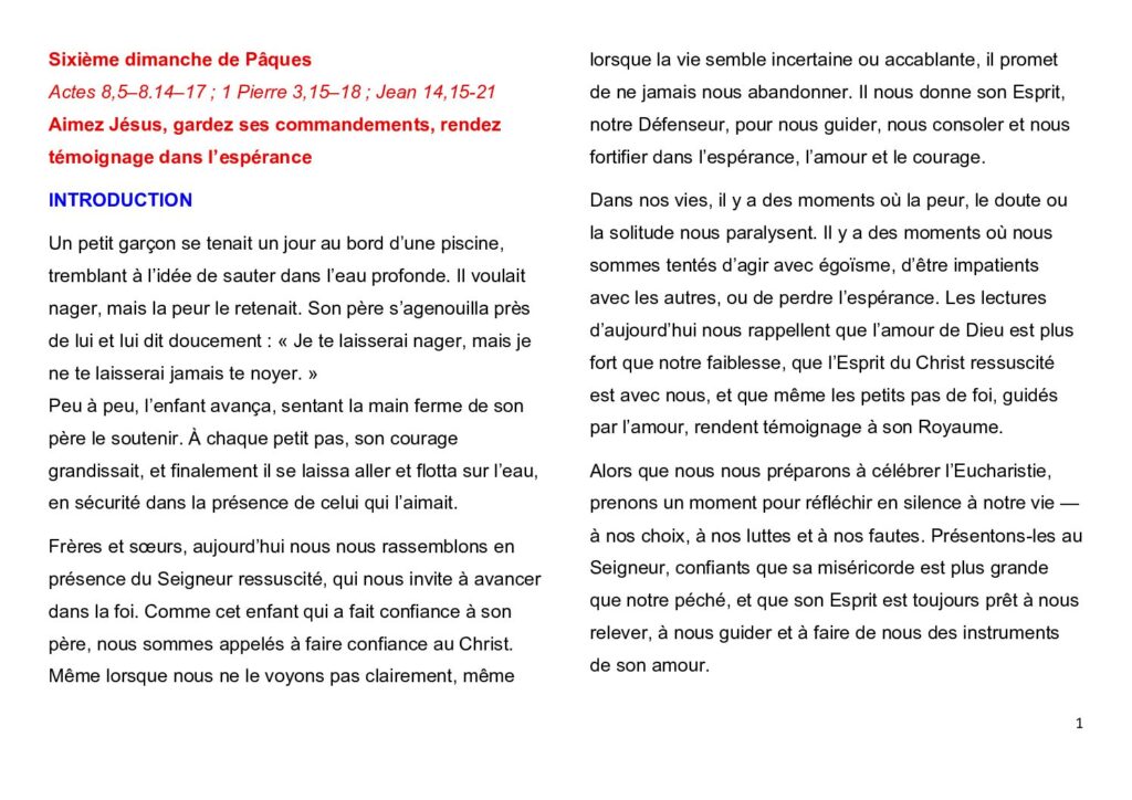 thumbnail of Sixième semaine de Pâques-A-2026-French