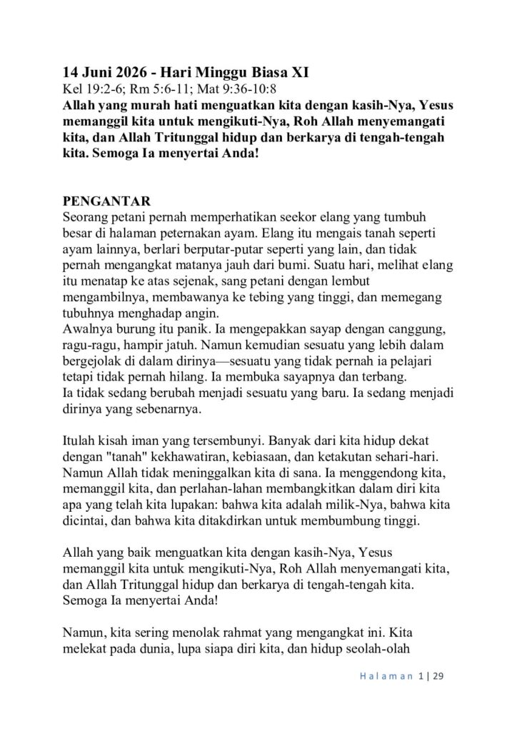 thumbnail of 11th Week of Ord Year (A) 2026 Indonesian