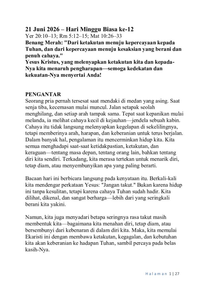 thumbnail of 12th Week of Ord Year (A) Indonesian