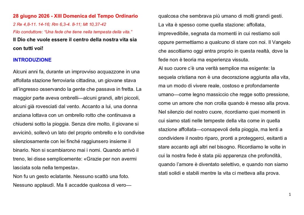 thumbnail of 13.Week Ord. Year 2026 (A) – Italiano