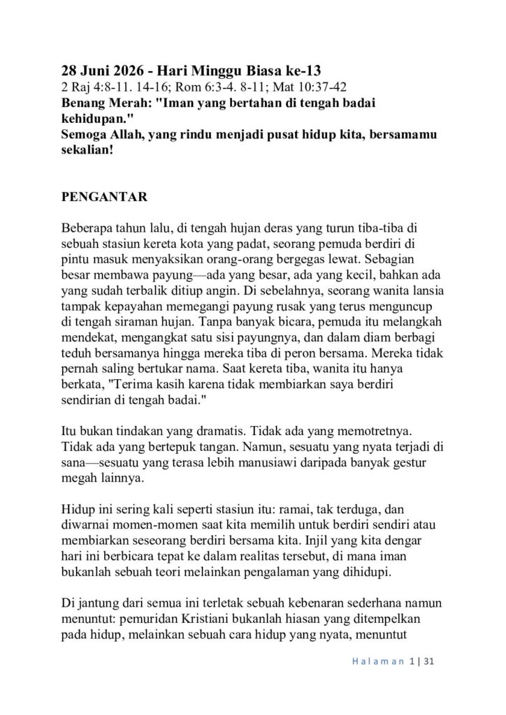 thumbnail of 13th Week of Ord Year (A) Indonesian