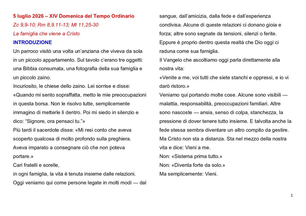 thumbnail of 14.Week Ord. Year 2026 (A) – Italiano