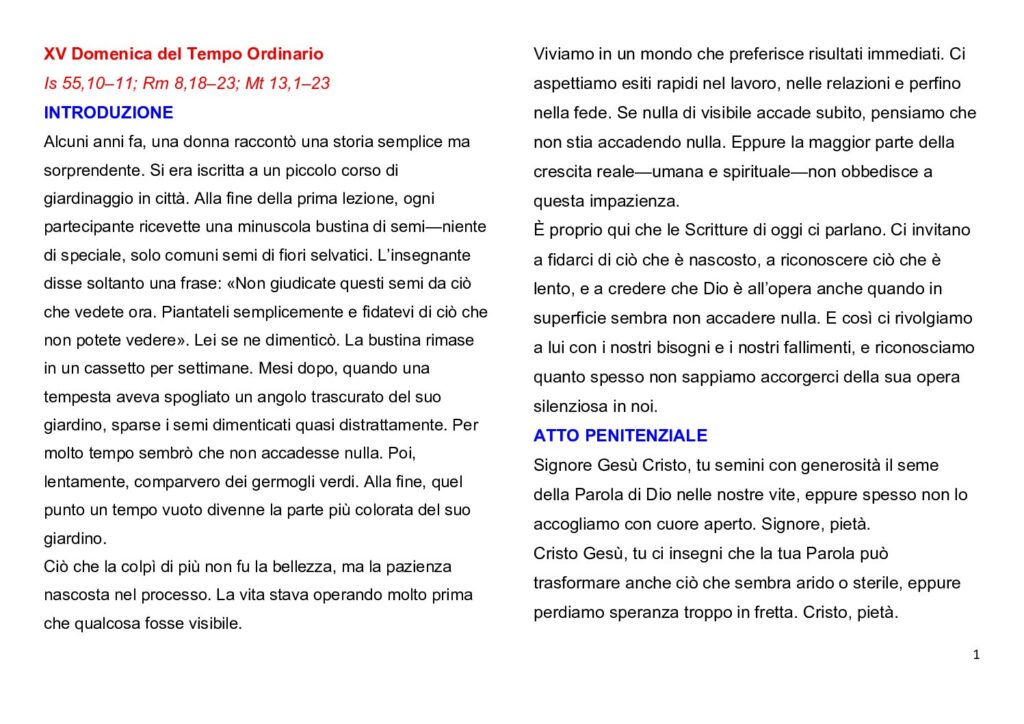 thumbnail of 15.Week Ord. Year 2026 (A) – Italiano