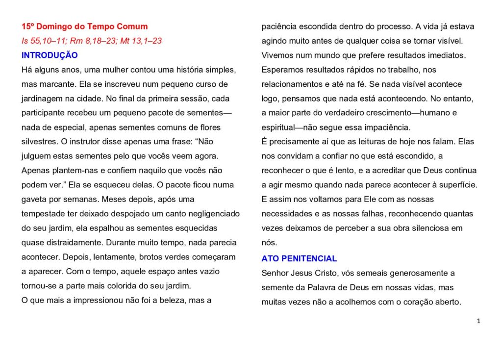 thumbnail of 15.Week Ord. Year 2026 (A) – Portuguese