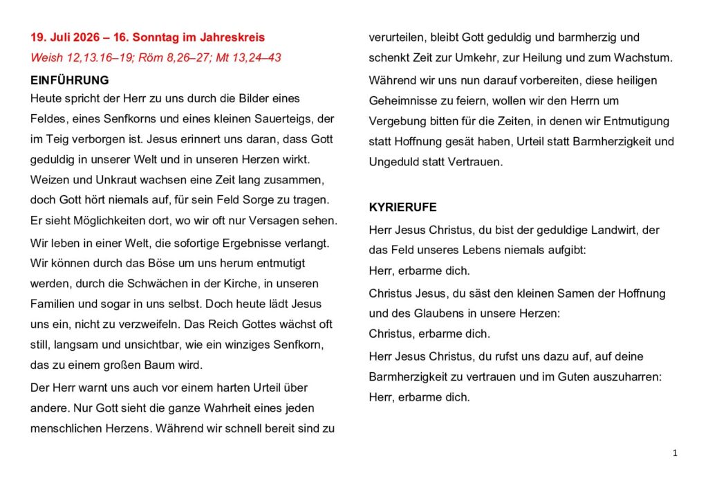 thumbnail of 16.Week Ord. Year 2026 (A) – Deutsch