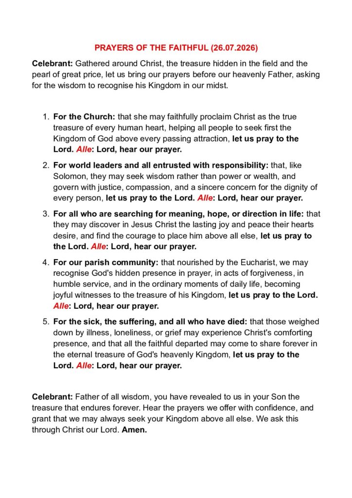 thumbnail of PRAYERS OF THE FAITHFUL (German & Tamil)
