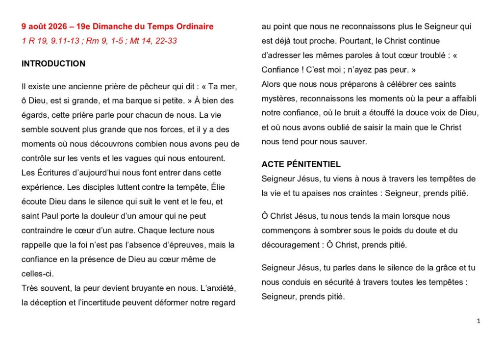thumbnail of 19.Week Ord. Year 2026 (A) – French