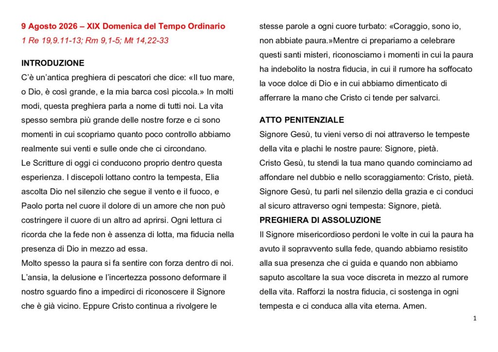 thumbnail of 19.Week Ord. Year 2026 (A) – Italiano