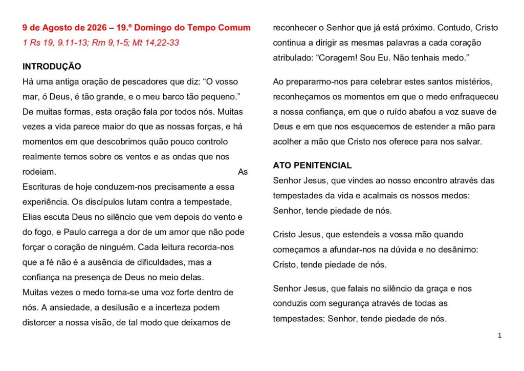 thumbnail of 19.Week Ord. Year 2026 (A) – Portuguese
