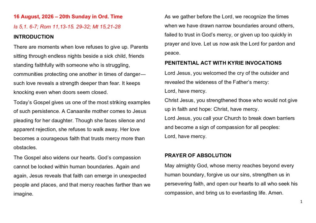 thumbnail of 20.Week Ord. Year 2026 (A) – English