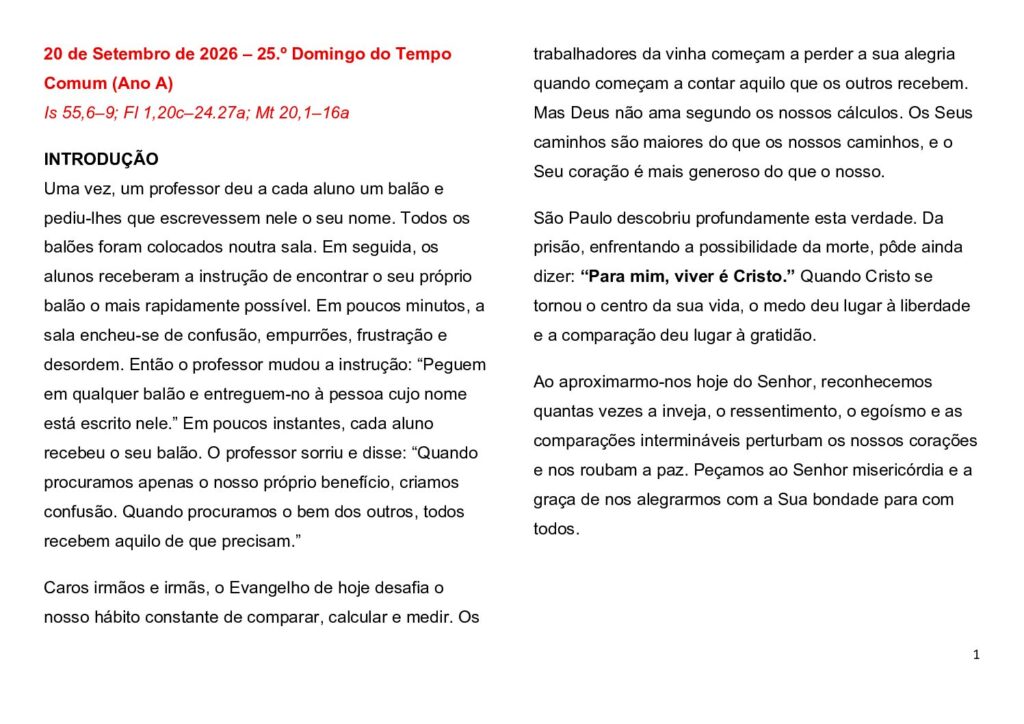 thumbnail of 25.Week Ord. Year 2026 (A) – Portuguese