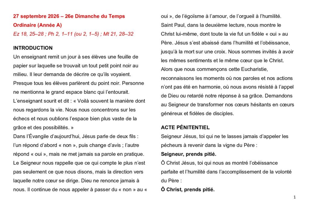thumbnail of 26.Week Ord. Year 2026 (A) – French