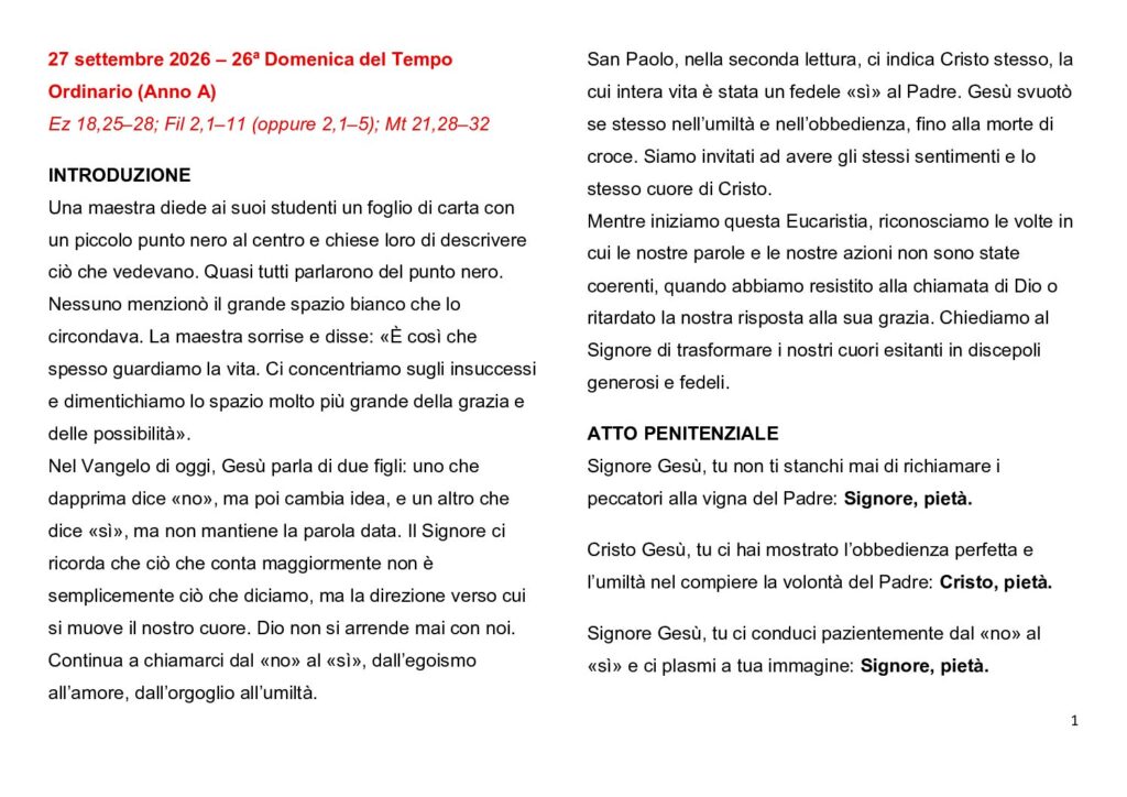 thumbnail of 26.Week Ord. Year 2026 (A) – Italiano