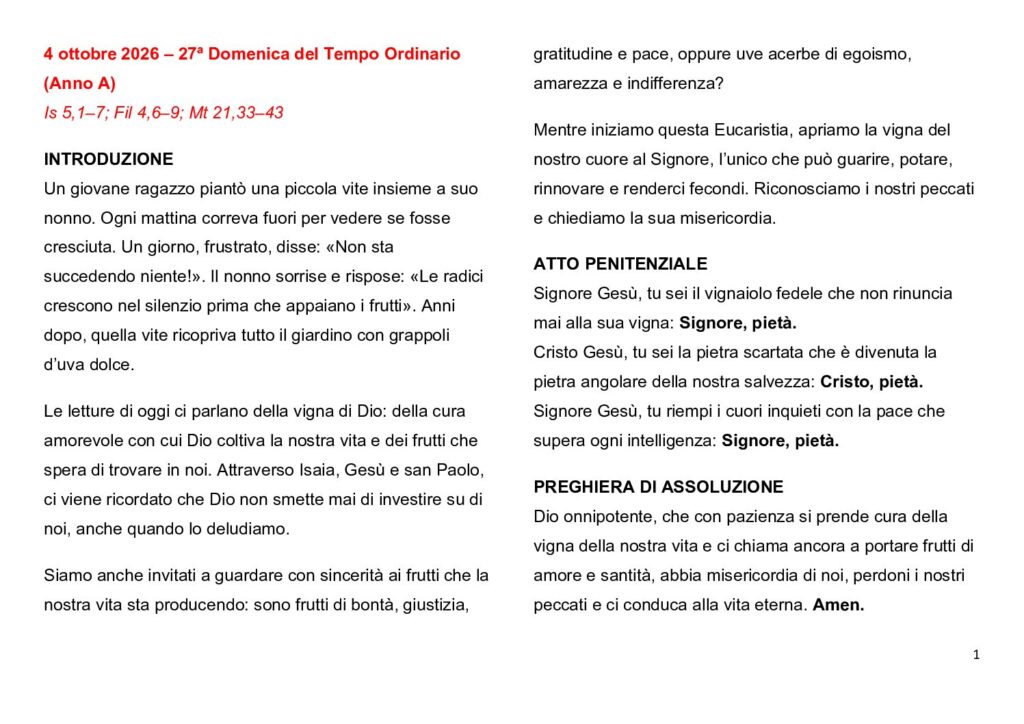 thumbnail of 27.Week Ord. Year 2026 (A) – Italiano
