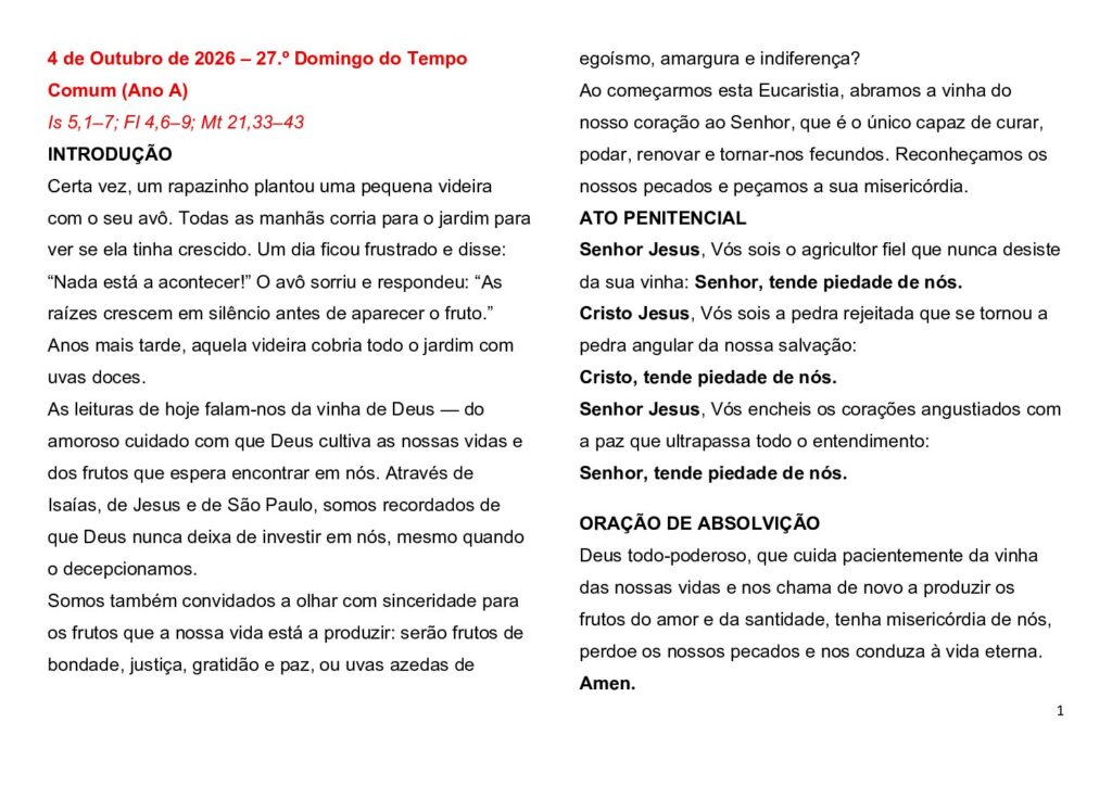 thumbnail of 27.Week Ord. Year 2026 (A) – Portuguese