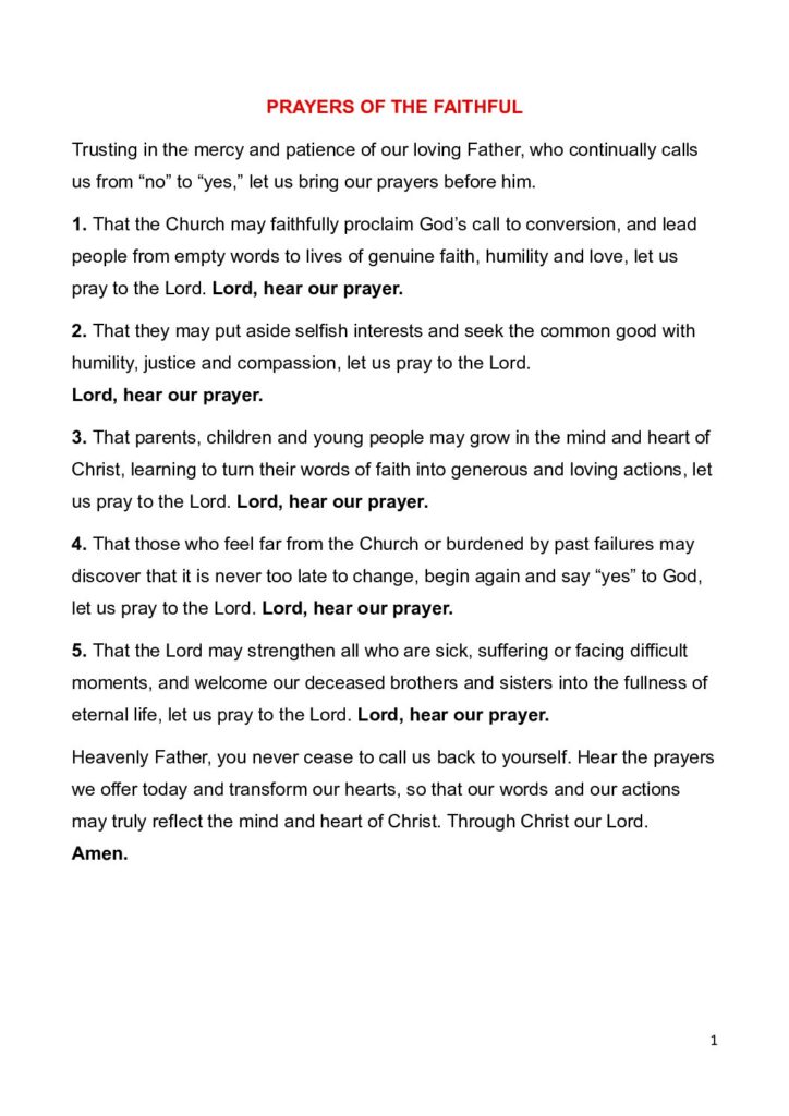 thumbnail of PRAYERS OF THE FAITHFUL (26th Sunday) – Ger. + Tamil