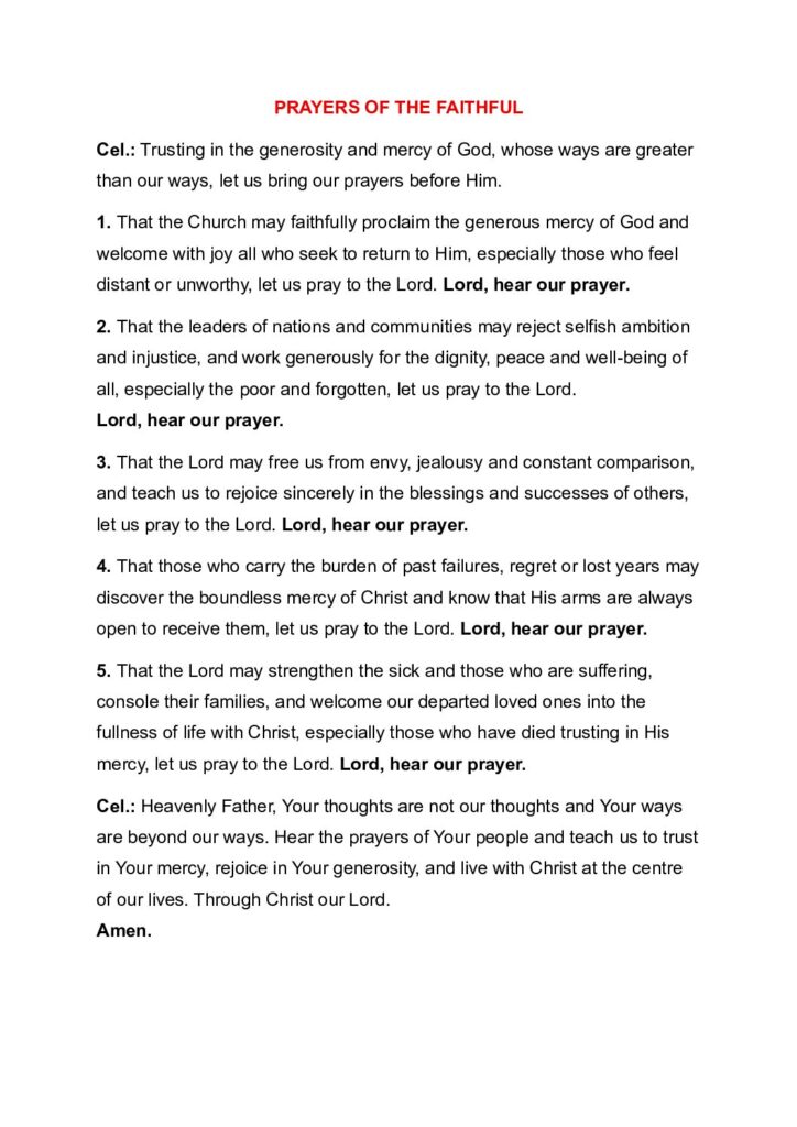 thumbnail of PRAYERS OF THE FAITHFUL (German & Tamil)
